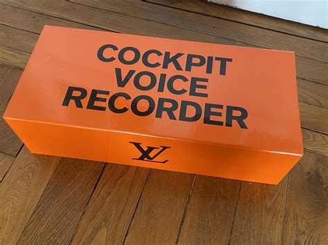 louis vuitton cockpit voice recorder|LOUIS VUITTON x Virgil Abloh AW21 Invitation Cockpit Voice .